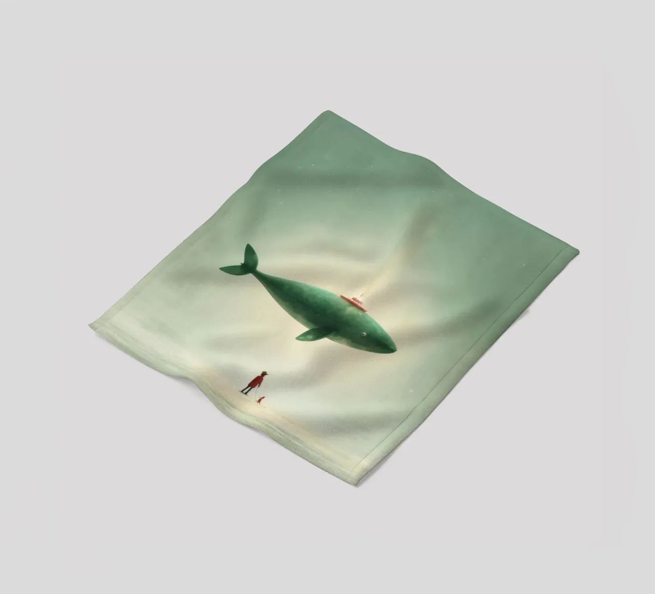 Raggio minimo 4 coperta in pile da Minimal Animal Art
