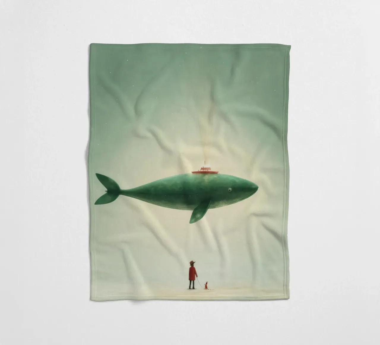 Raggio minimo 4 coperta in pile da Minimal Animal Art