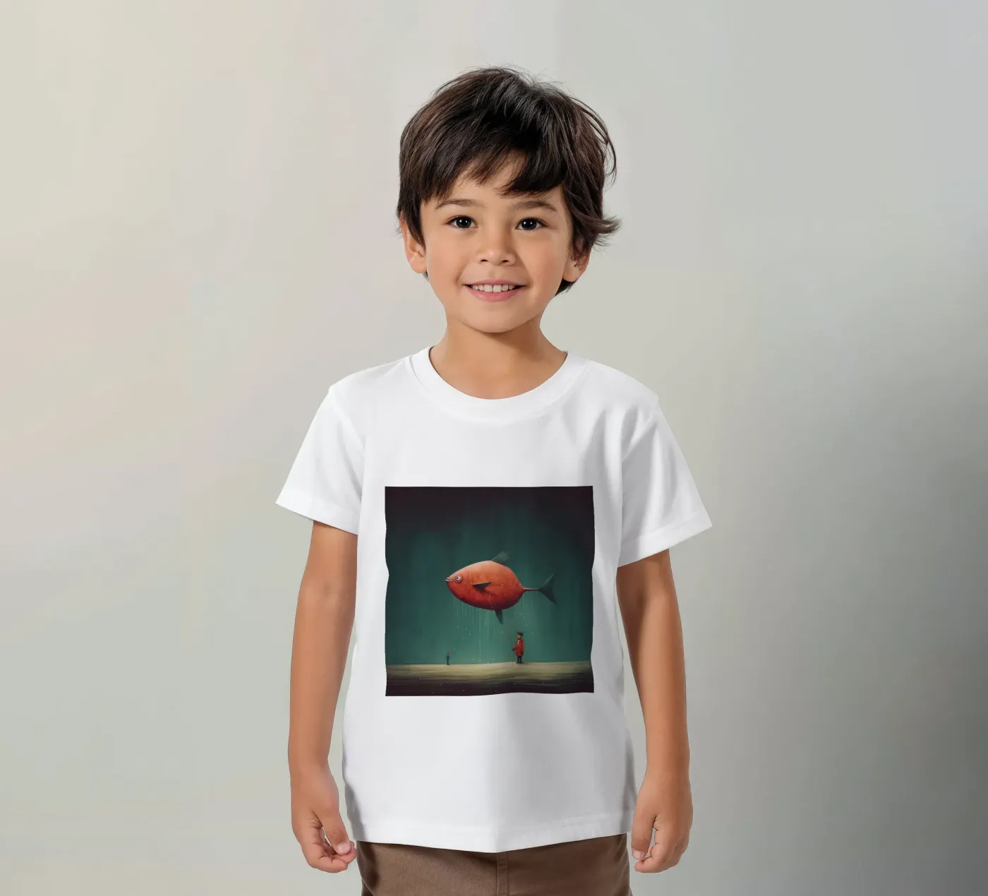 Minimal Ray t-shirt bambini da Minimal Animal Art