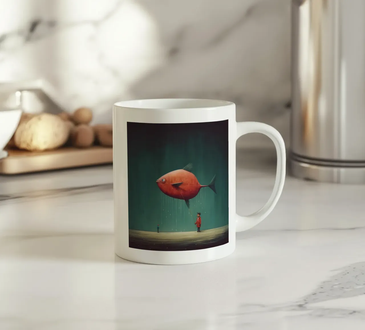 Raggio minimo 1 tazza in ceramica da Minimal Animal Art