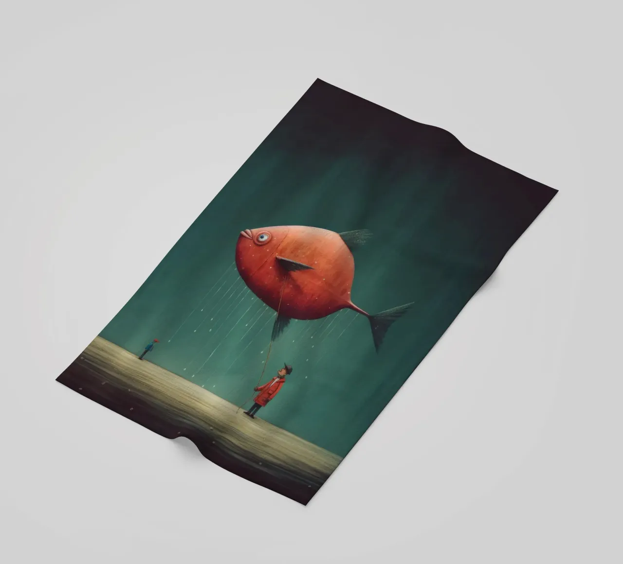 Minimo Ray telo mare da Minimal Animal Art