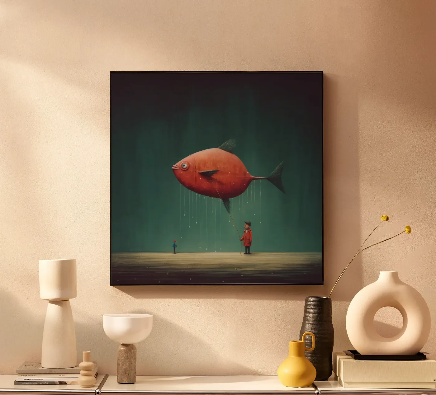 Minimal Ray Acryl-Glas von Minimal Animal Art