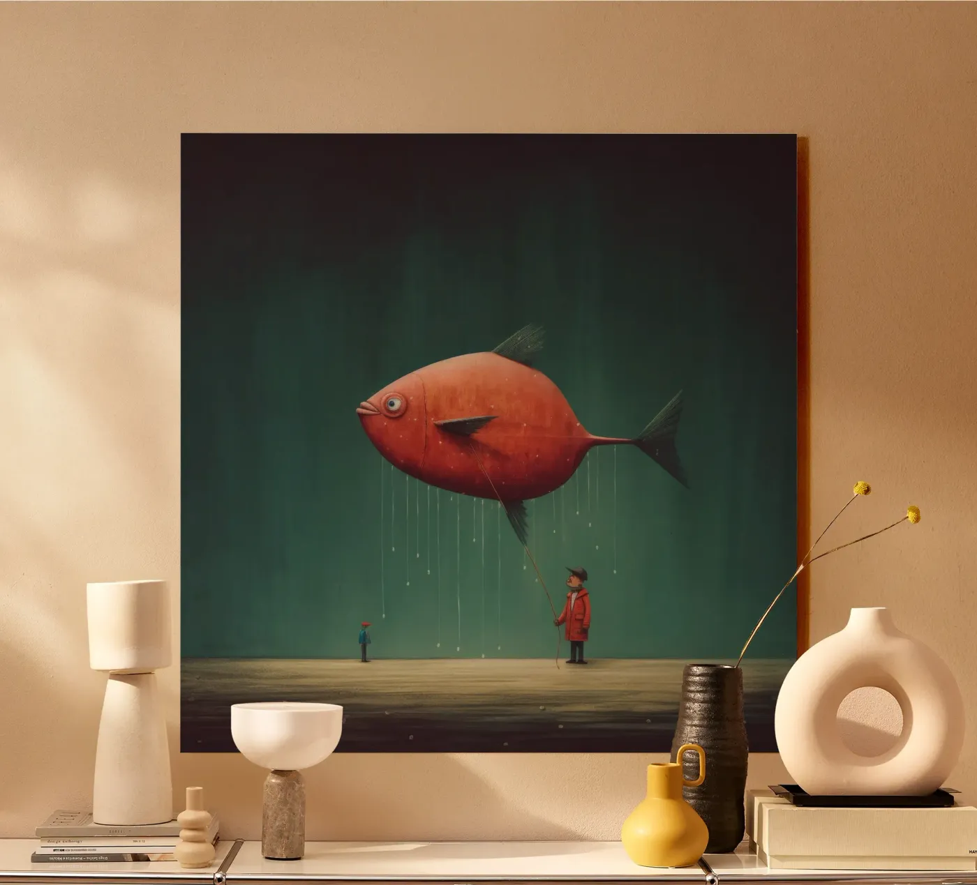 Minimal Ray Acryl-Glas von Minimal Animal Art