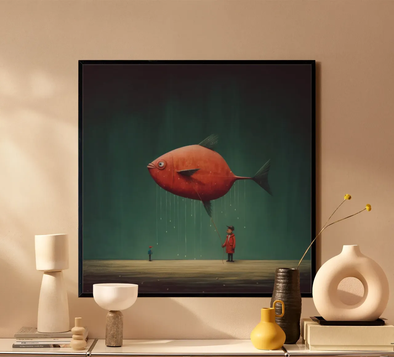 Minimo Ray poster da Minimal Animal Art