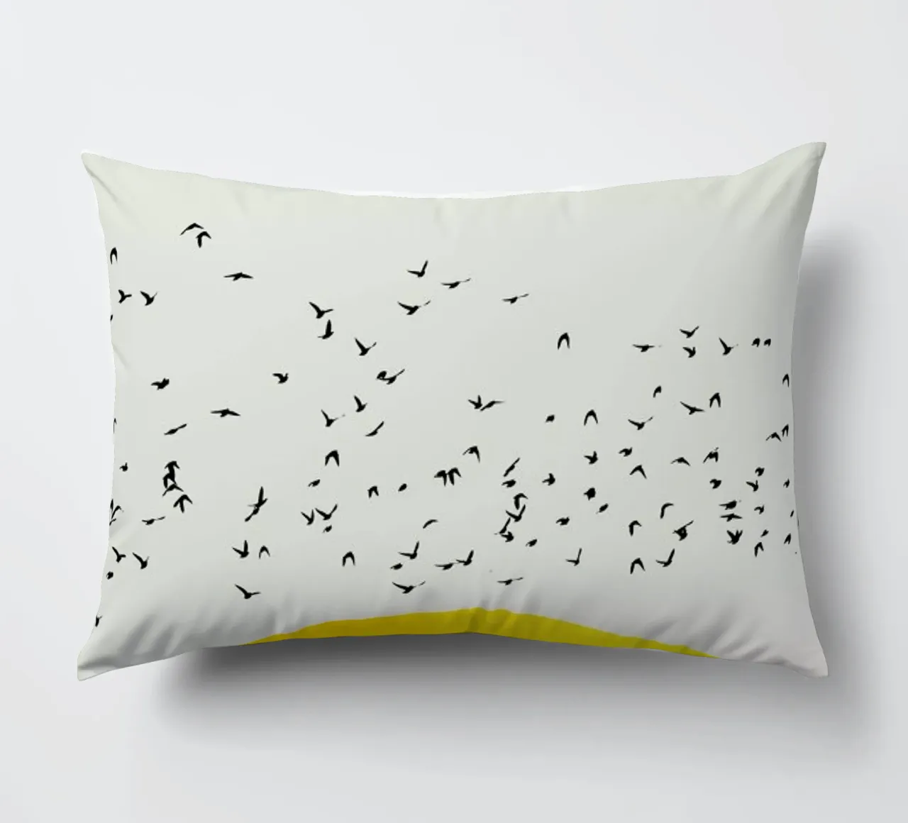 A Thousand Birds Kissen von Kubistika