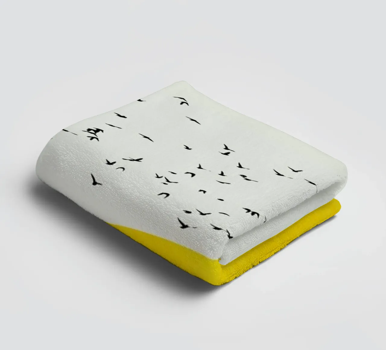 A Thousand Birds towel by Kubistika