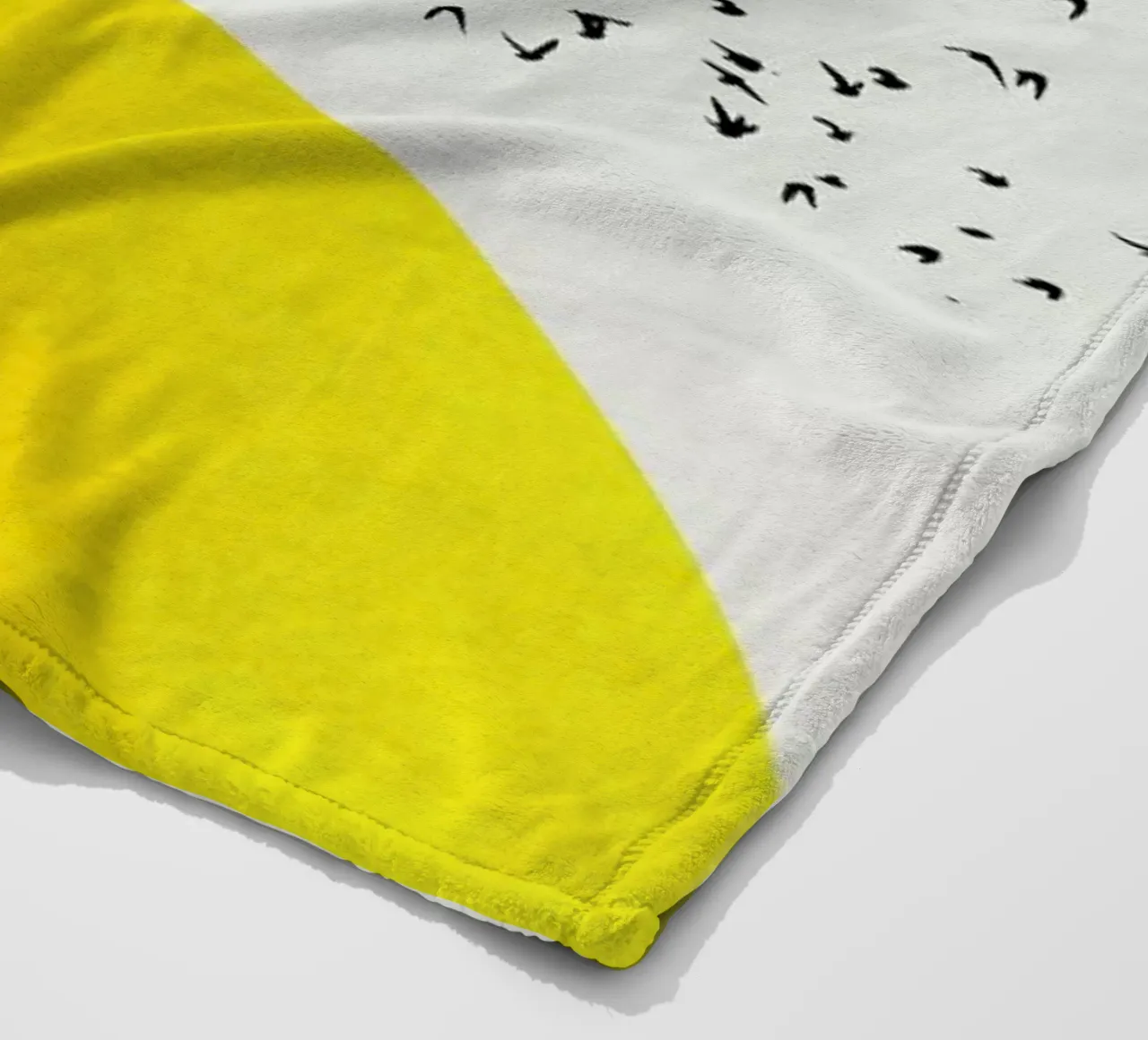 A Thousand Birds fleece blanket by Kubistika