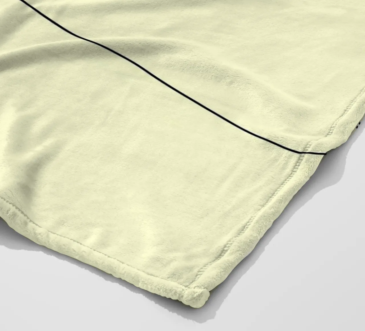Athlet springt Minimalist Line Art Fleecedecke von Viv Line Art