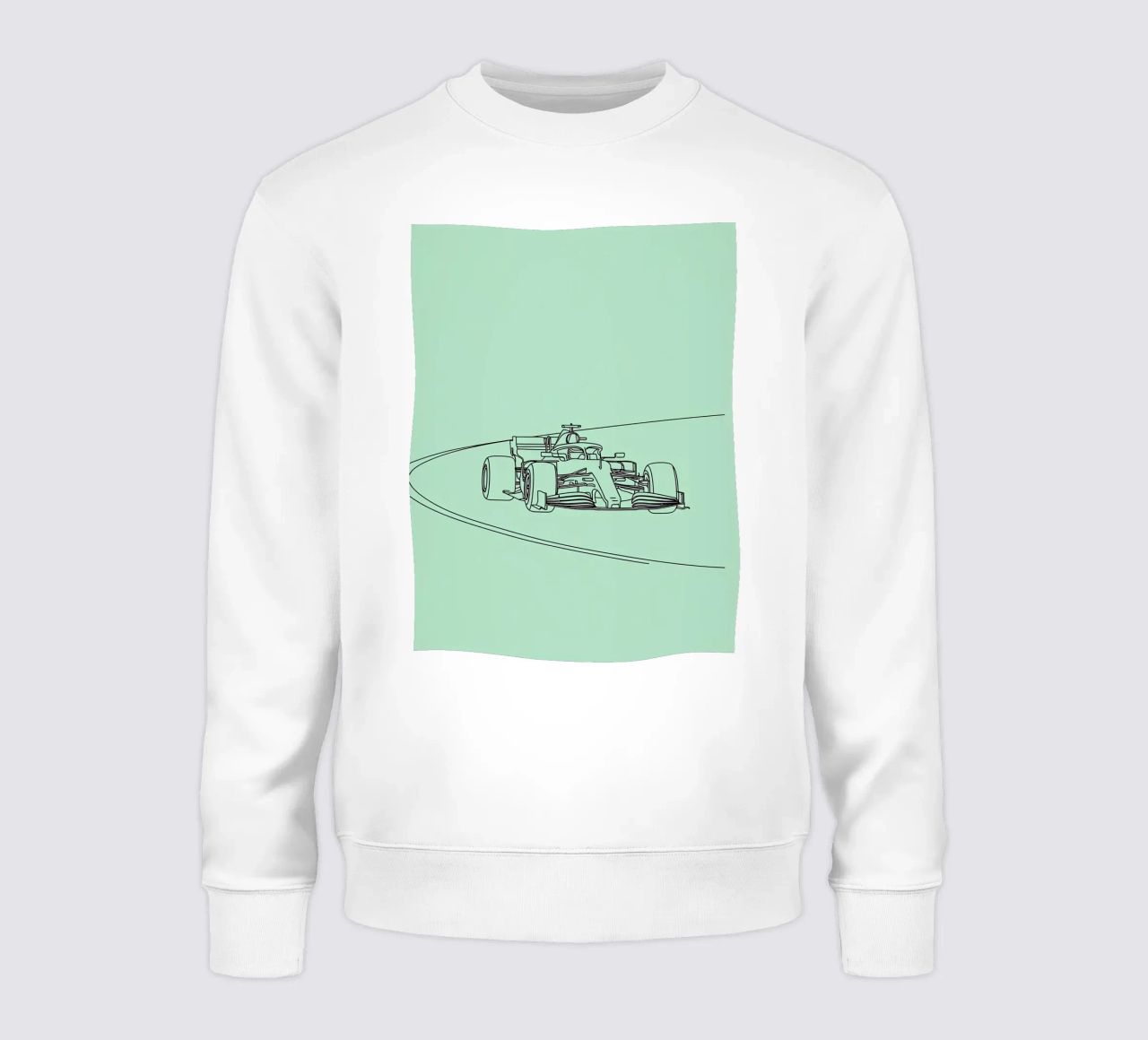 Velocità auto da corsa Line Art minimalista 2 felpa da Viv Line Art