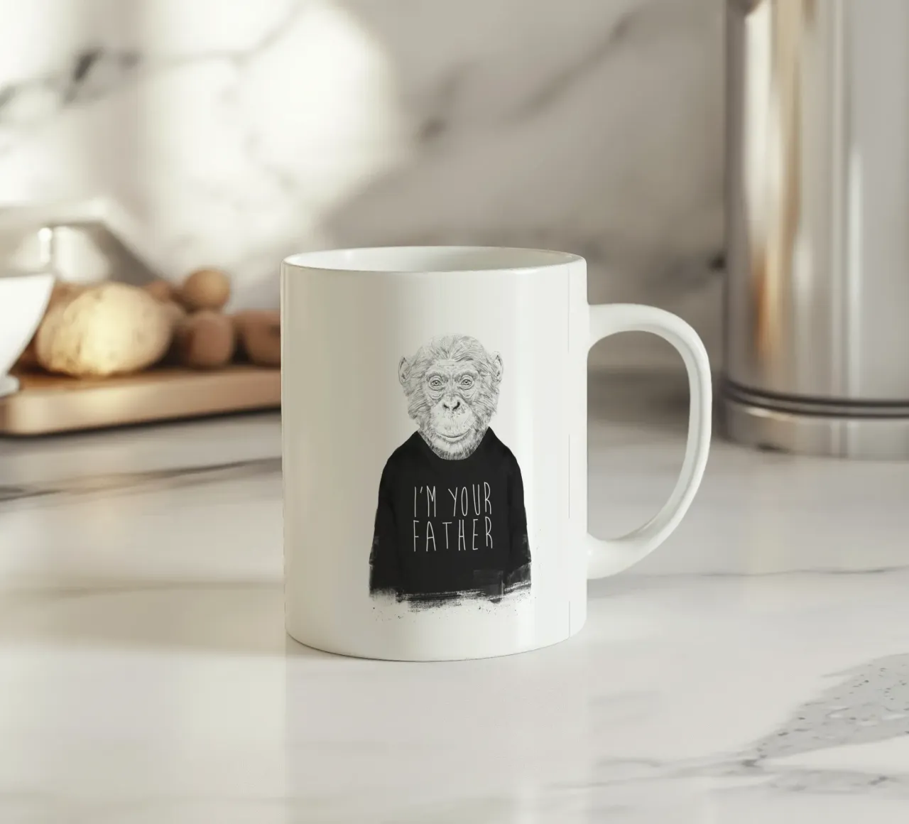 I'm Your Father tazza in ceramica da Balazs Solti