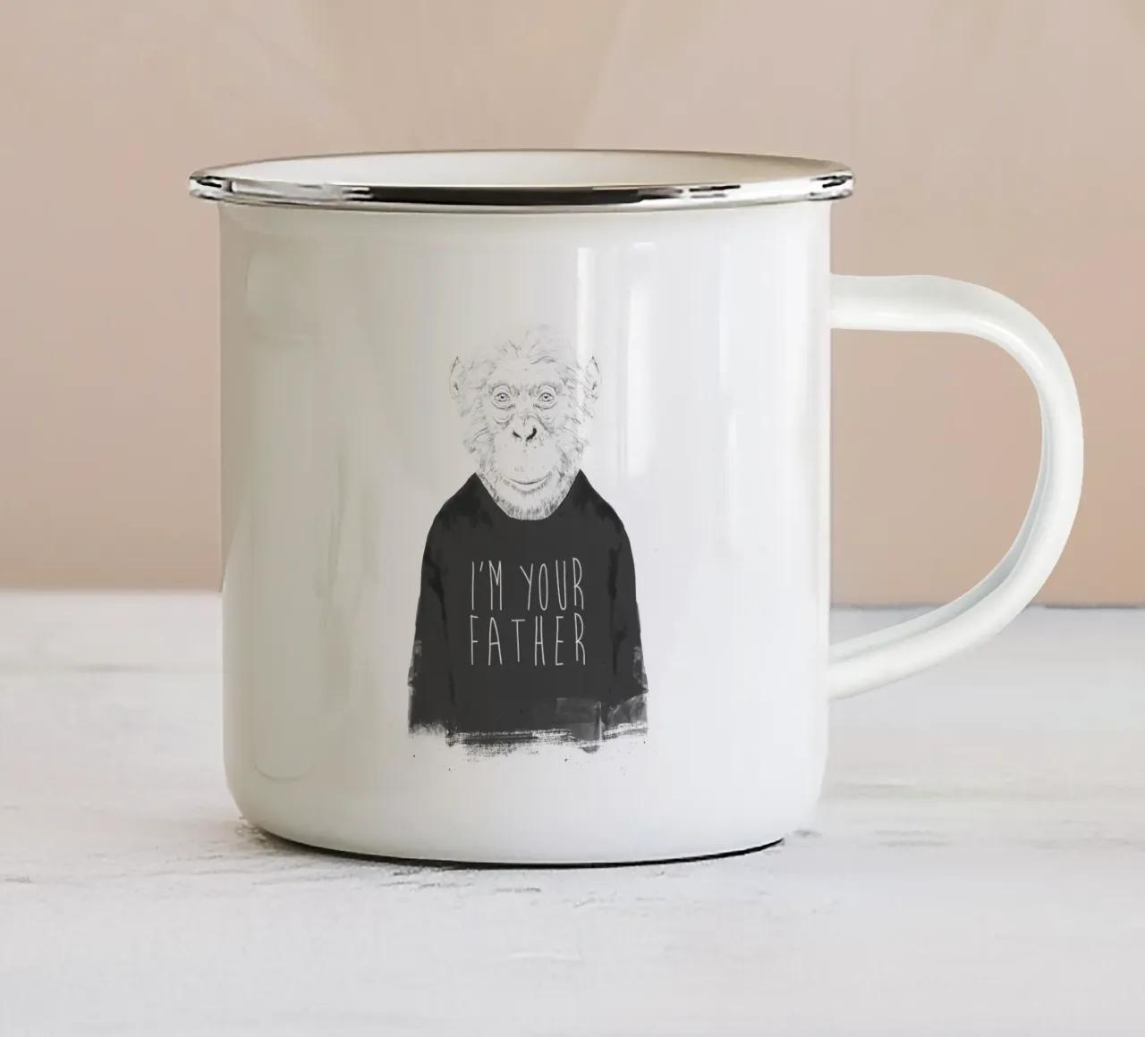 I'm Your Father tazza in smalto da Balazs Solti
