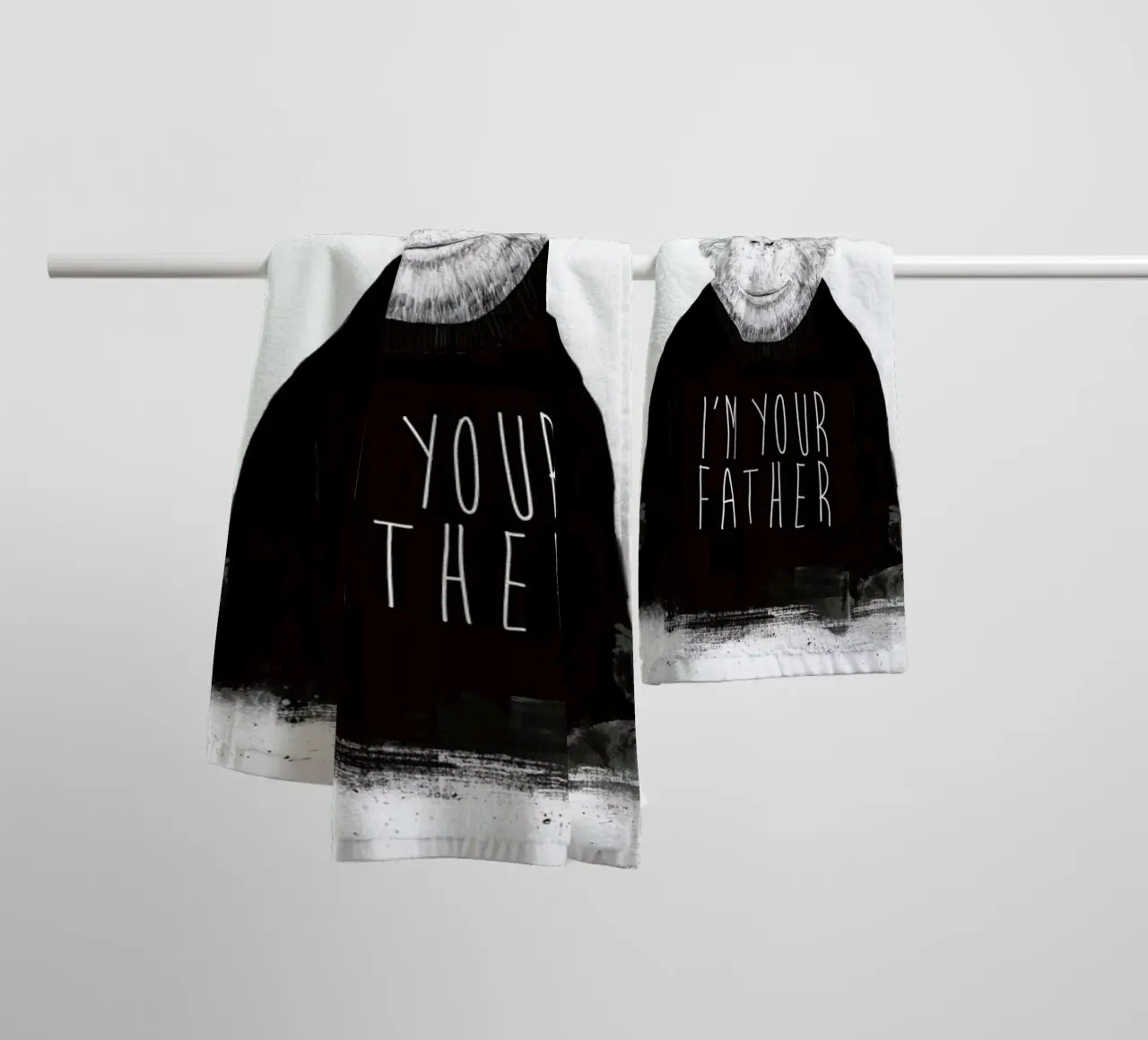 I'm Your Father asciugamano da bagno da Balazs Solti
