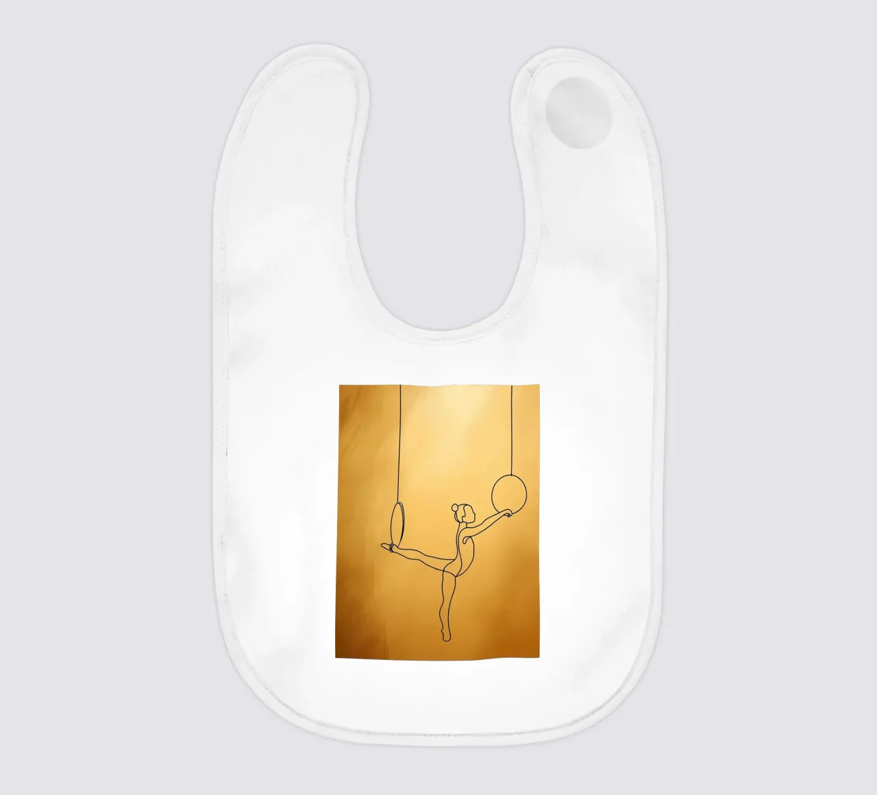 Acrobat Line Art minimalista bavaglino da Viv Line Art