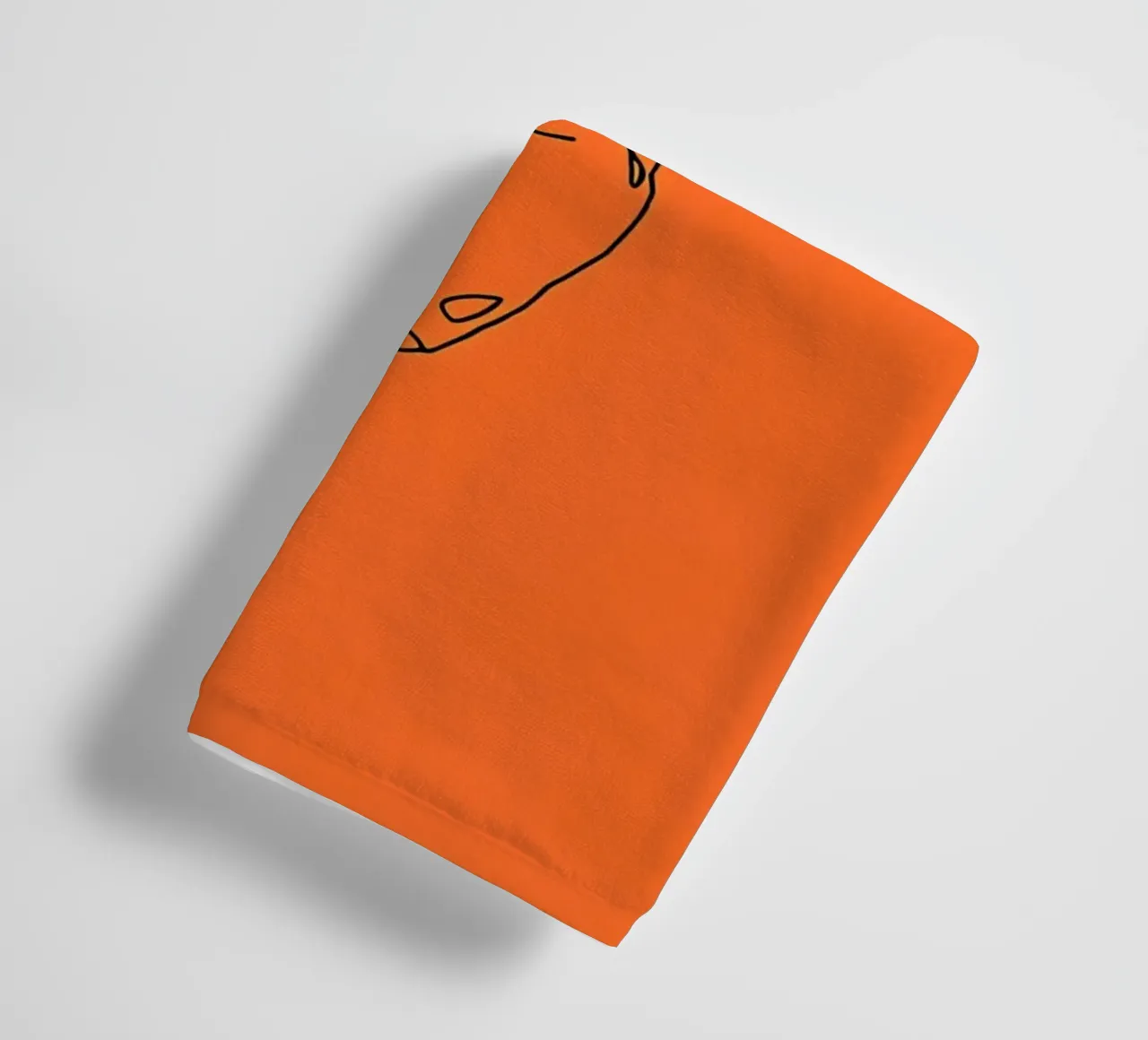 Basketball Player Minimalist Line Art towel by Viv Line Art