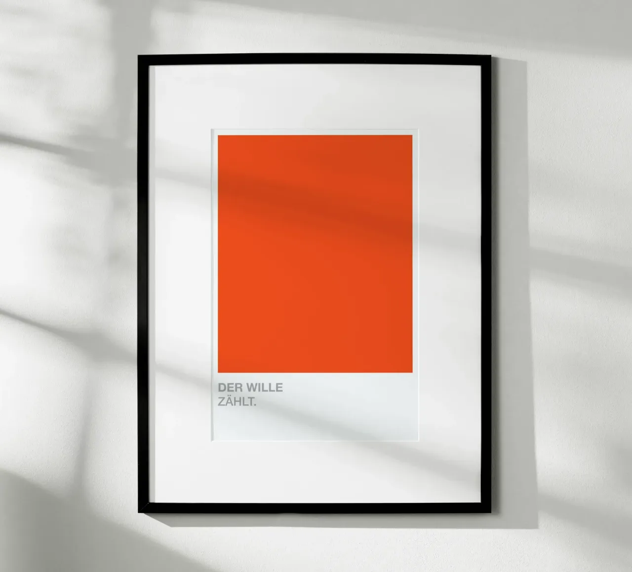 Launig 07 poster con telaio in plastica da UN-TYPISCH