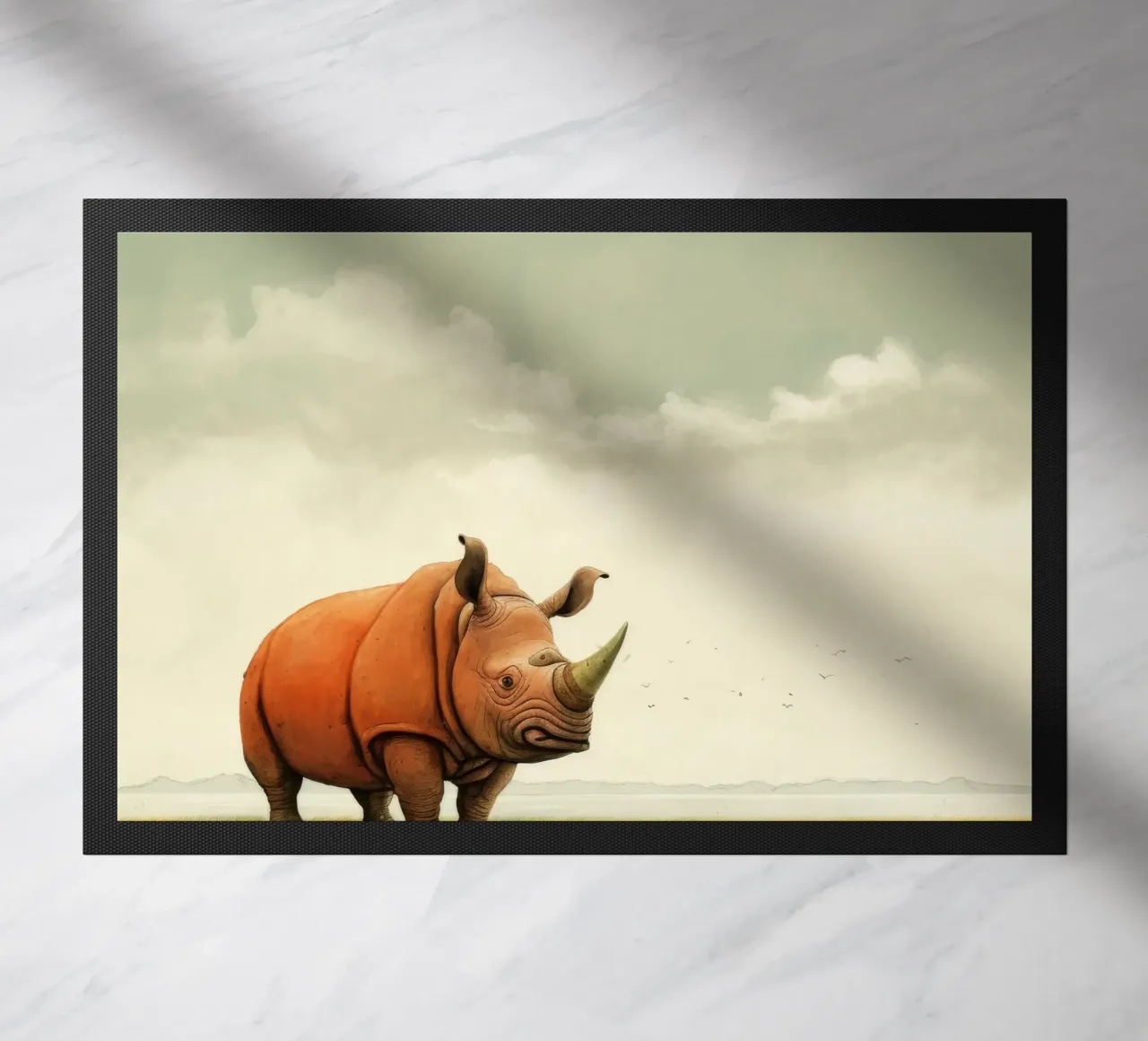 Minimal Rhino 2 zerbino da Minimal Animal Art