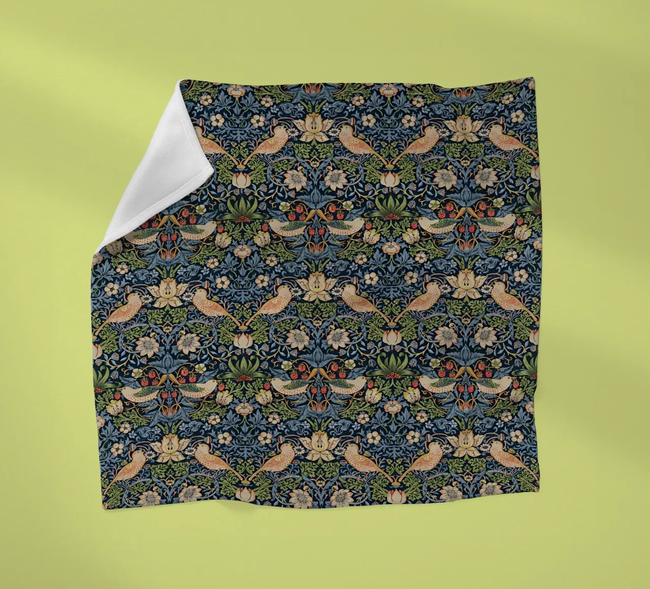 William Morris - Erdbeer-Dieb-Muster Fleecedecke von William Store