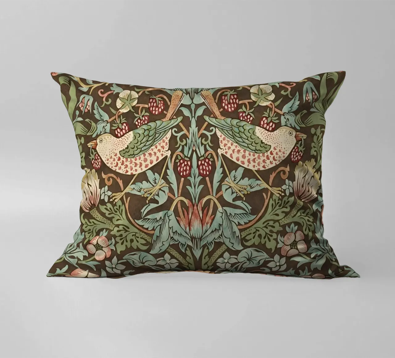 William Morris ladro di fragole cuscino da William Store