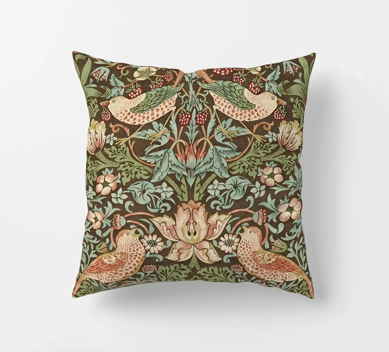 William Morris ladro di fragole cuscino da William Store