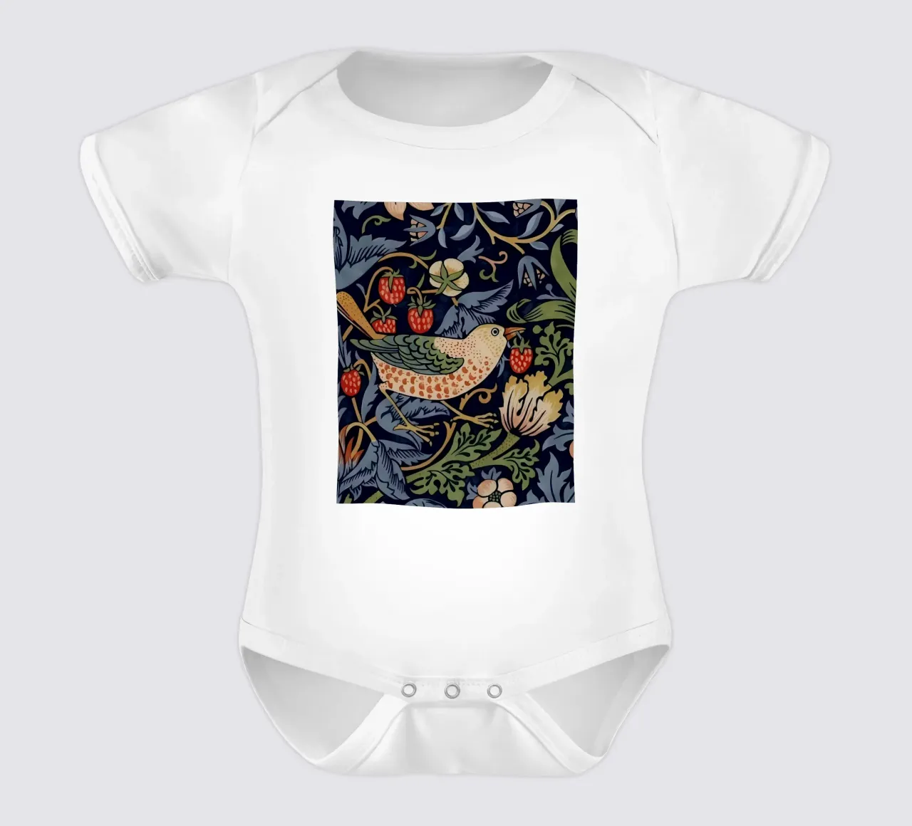 William Morris - Ladro di fragole body neonato maniche corte da William Store