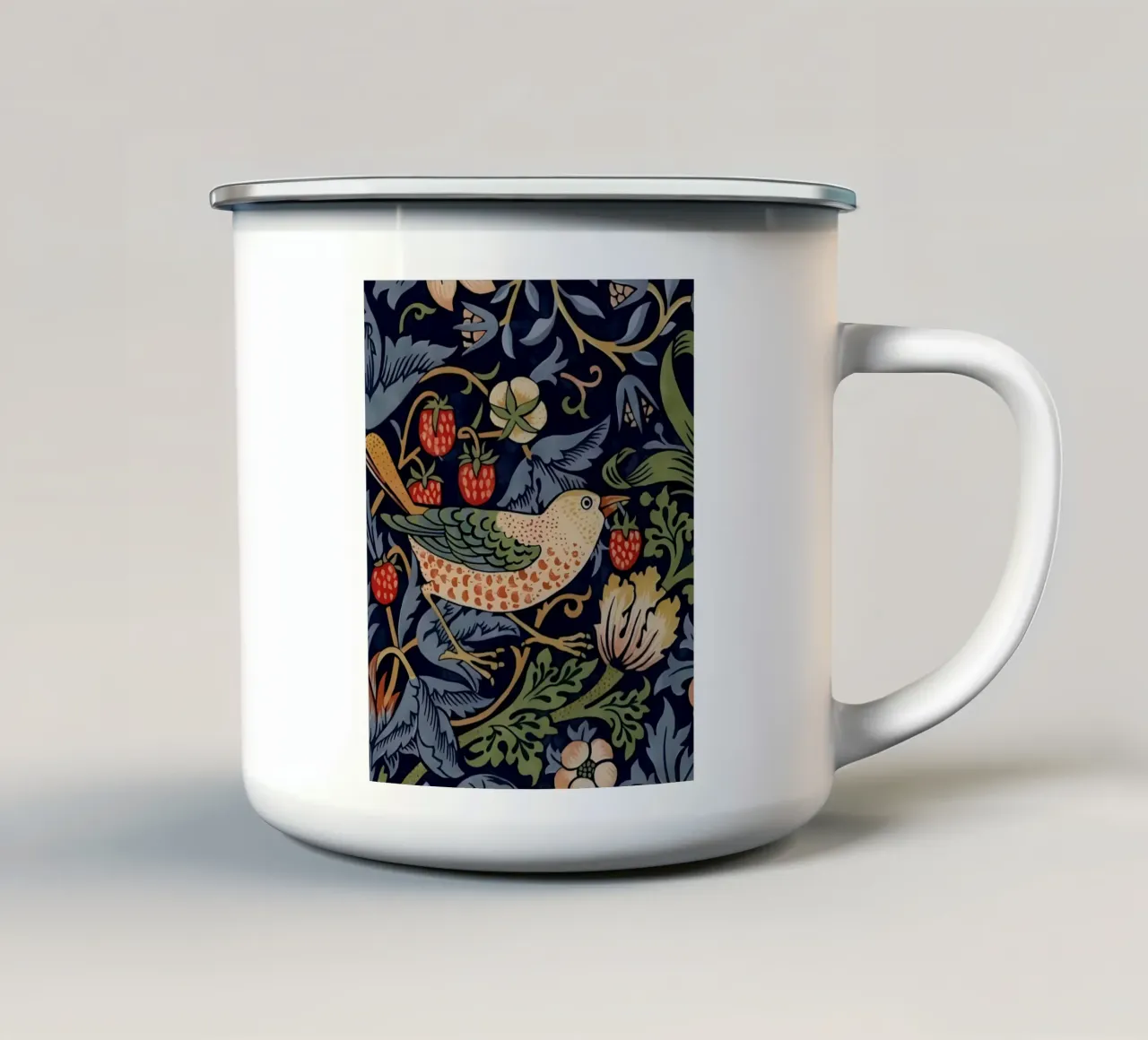 William Morris - Ladro di fragole tazza in smalto da William Store