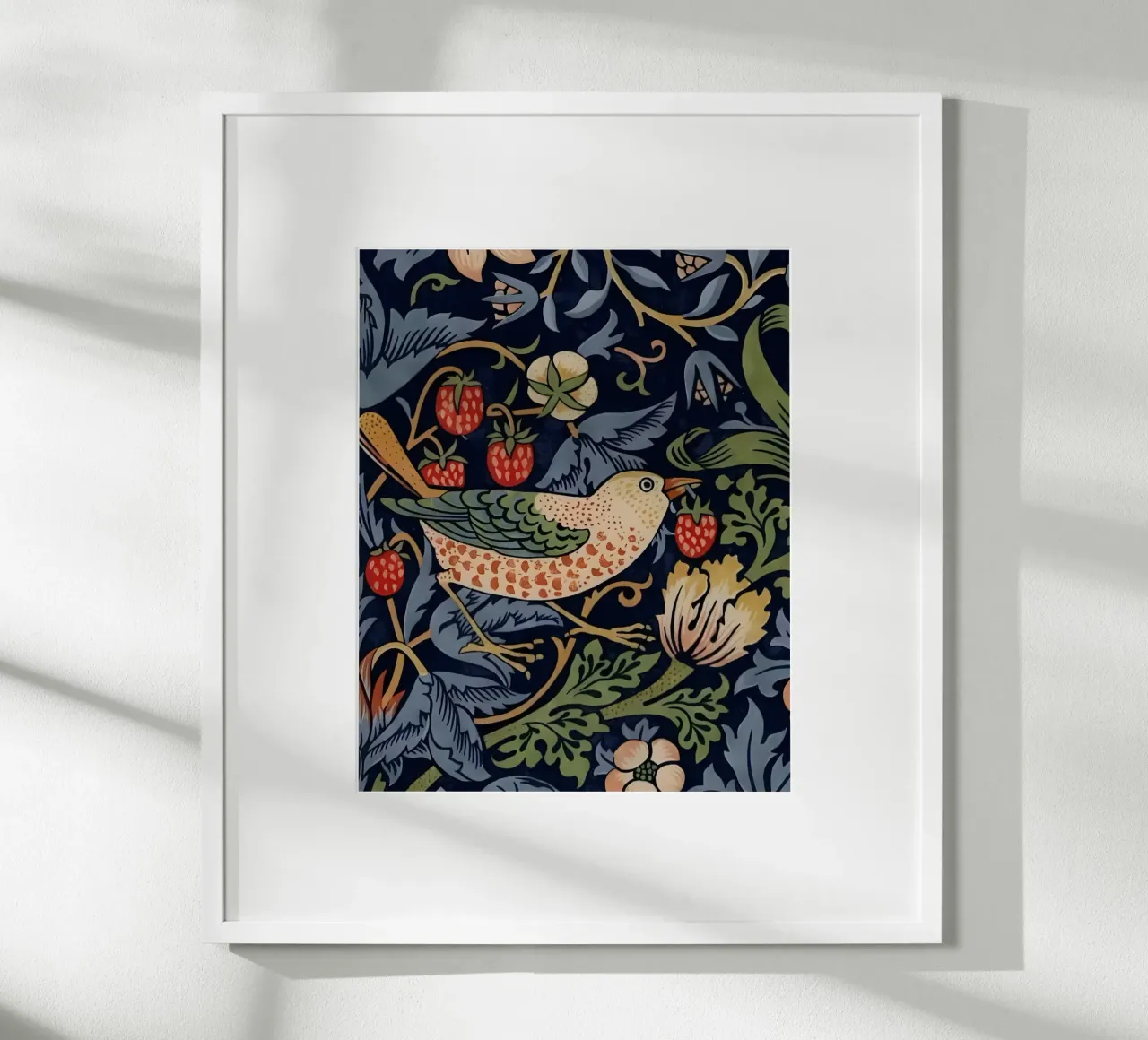William Morris - Ladro di fragole poster con telaio in plastica da William Store