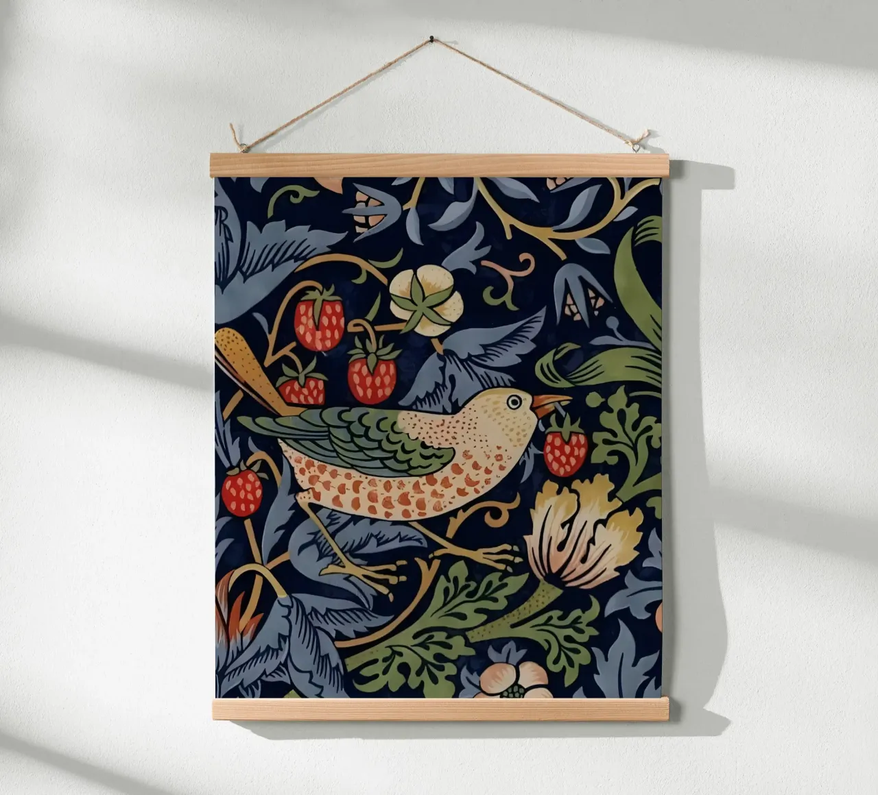 William Morris - Ladro di fragole poster con telaio in plastica da William Store