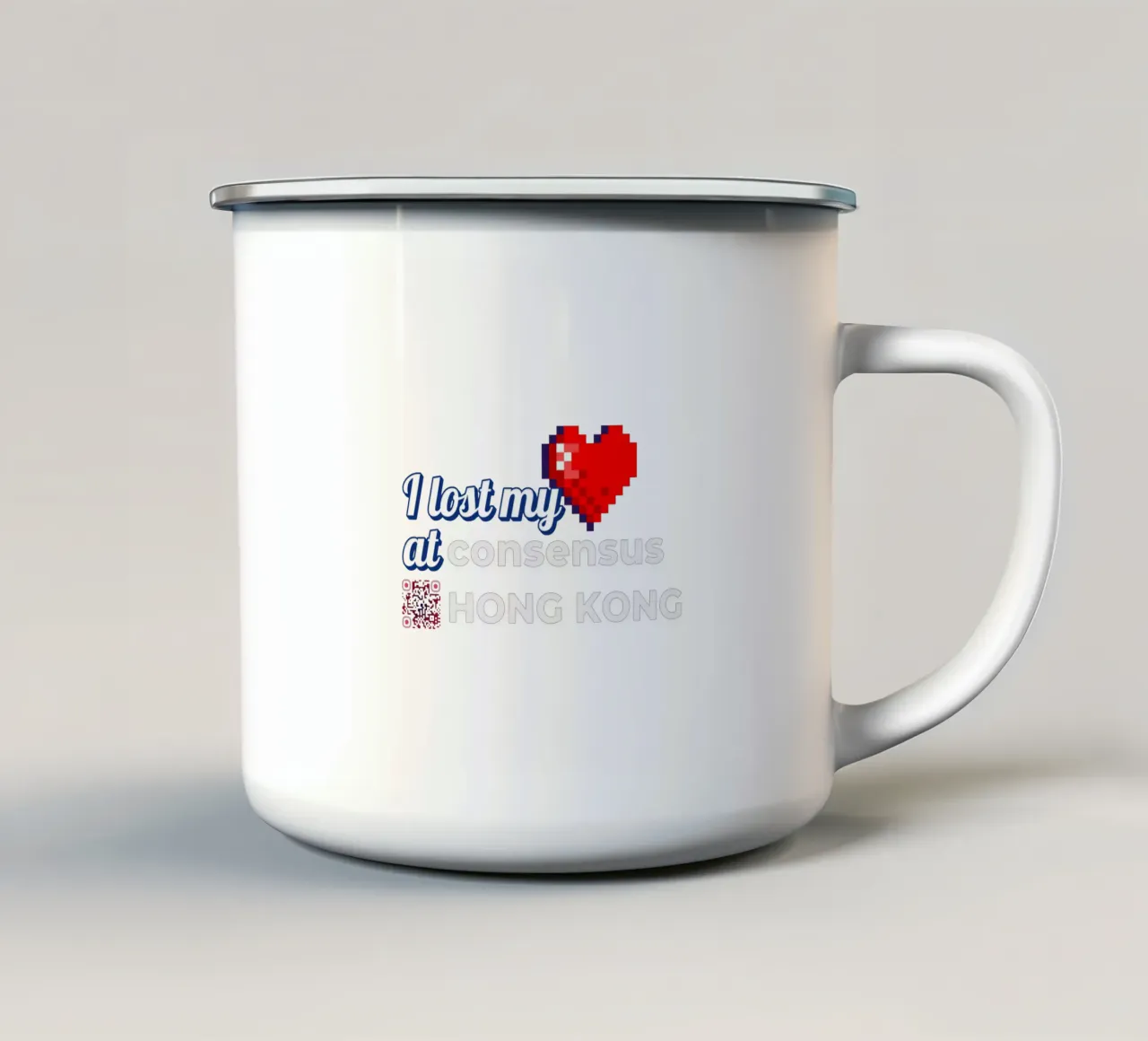 HK_my heart_ETH tazza in smalto da Crypto_Jungle