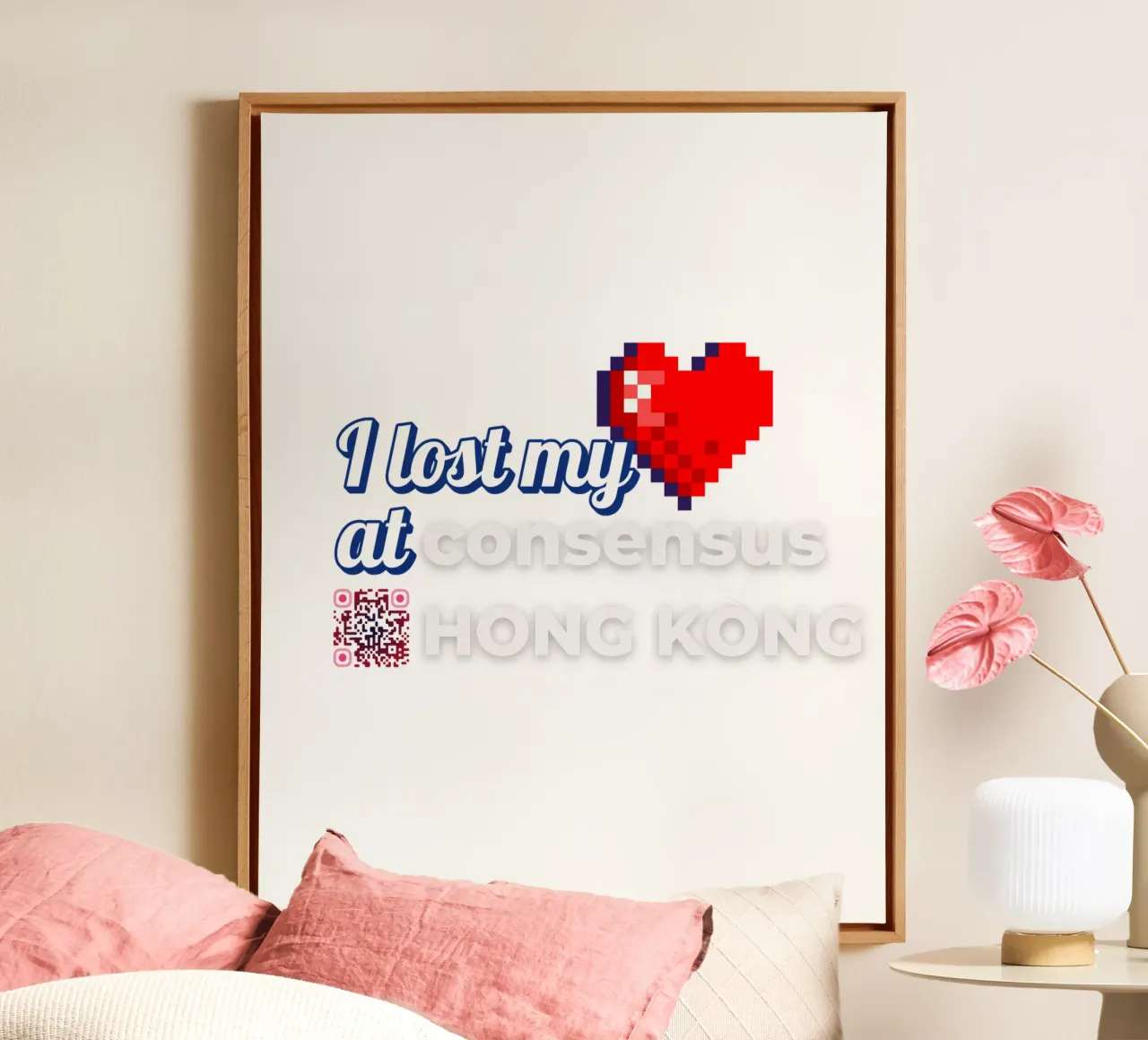 HK_my heart_ETH canvas met Baklijst van Crypto_Jungle