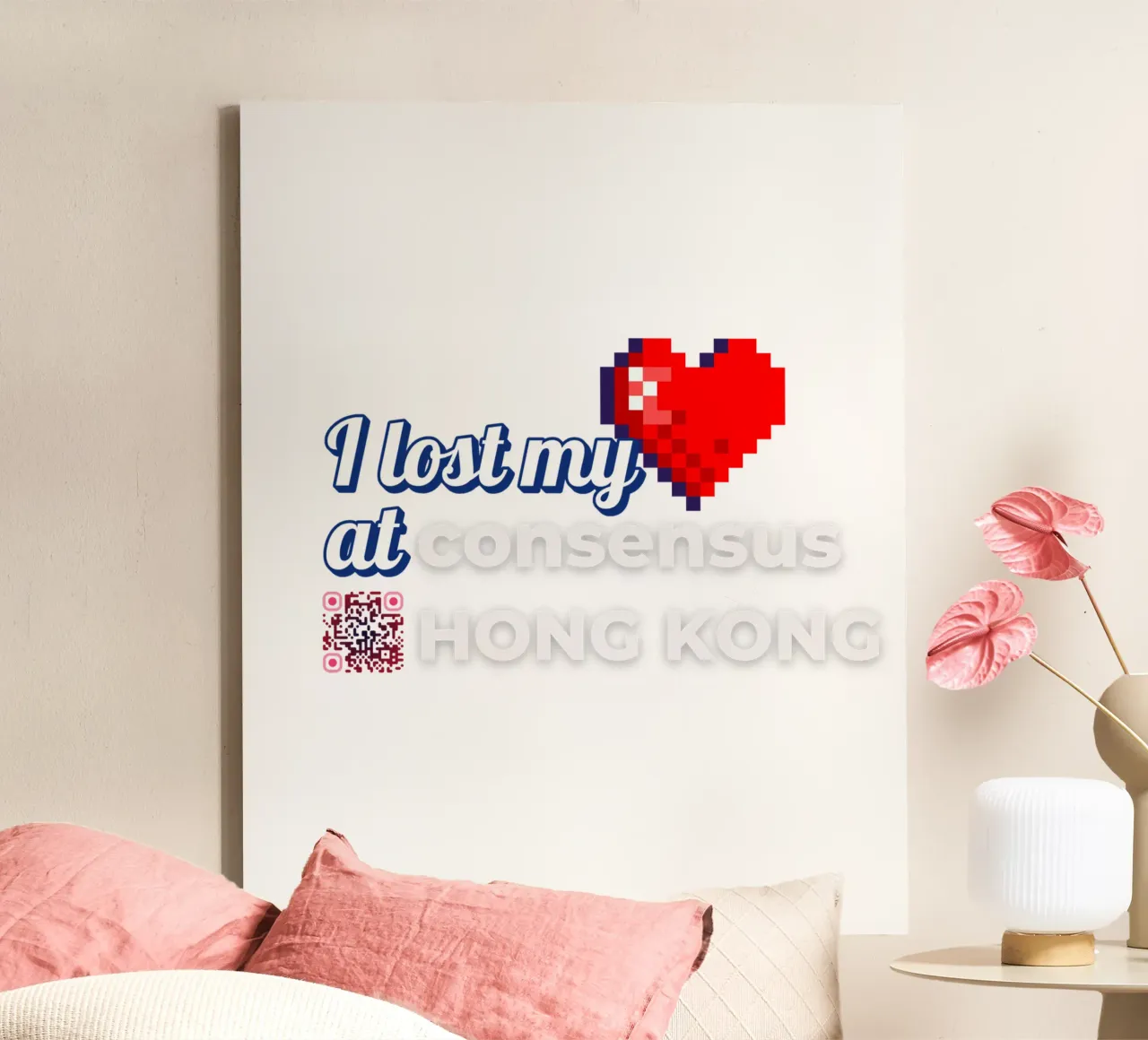HK_my heart_ETH canvas met Baklijst van Crypto_Jungle
