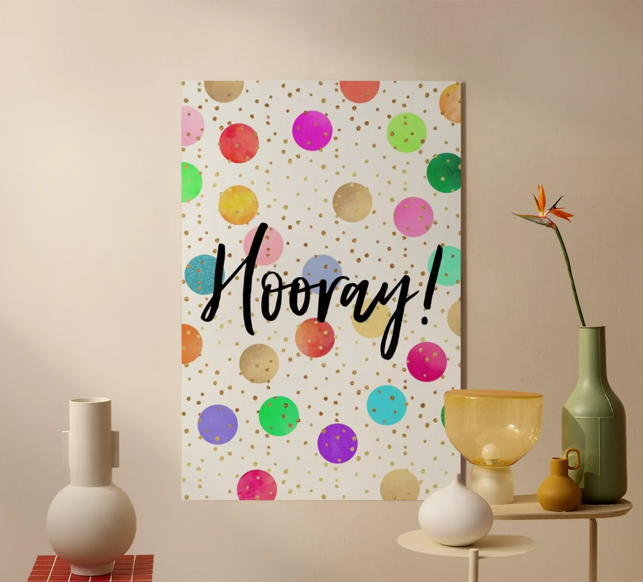 Hooray plexiglass da Elisabeth Fredriksson