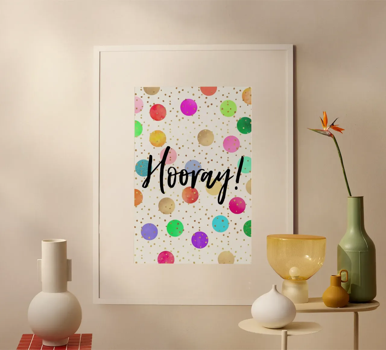 Hooray poster da Elisabeth Fredriksson