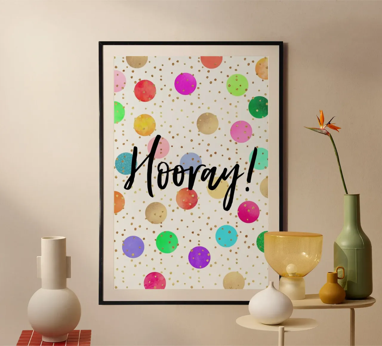 Hooray poster da Elisabeth Fredriksson