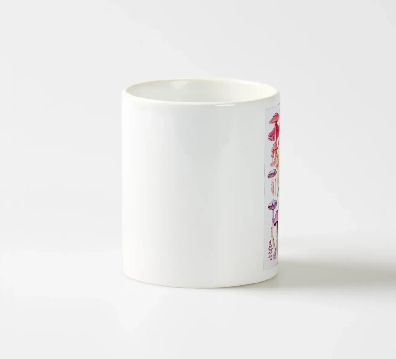 Rainbow Mushroom Collection - Vintage Kitchen ceramic mug by Peaches Art Prints