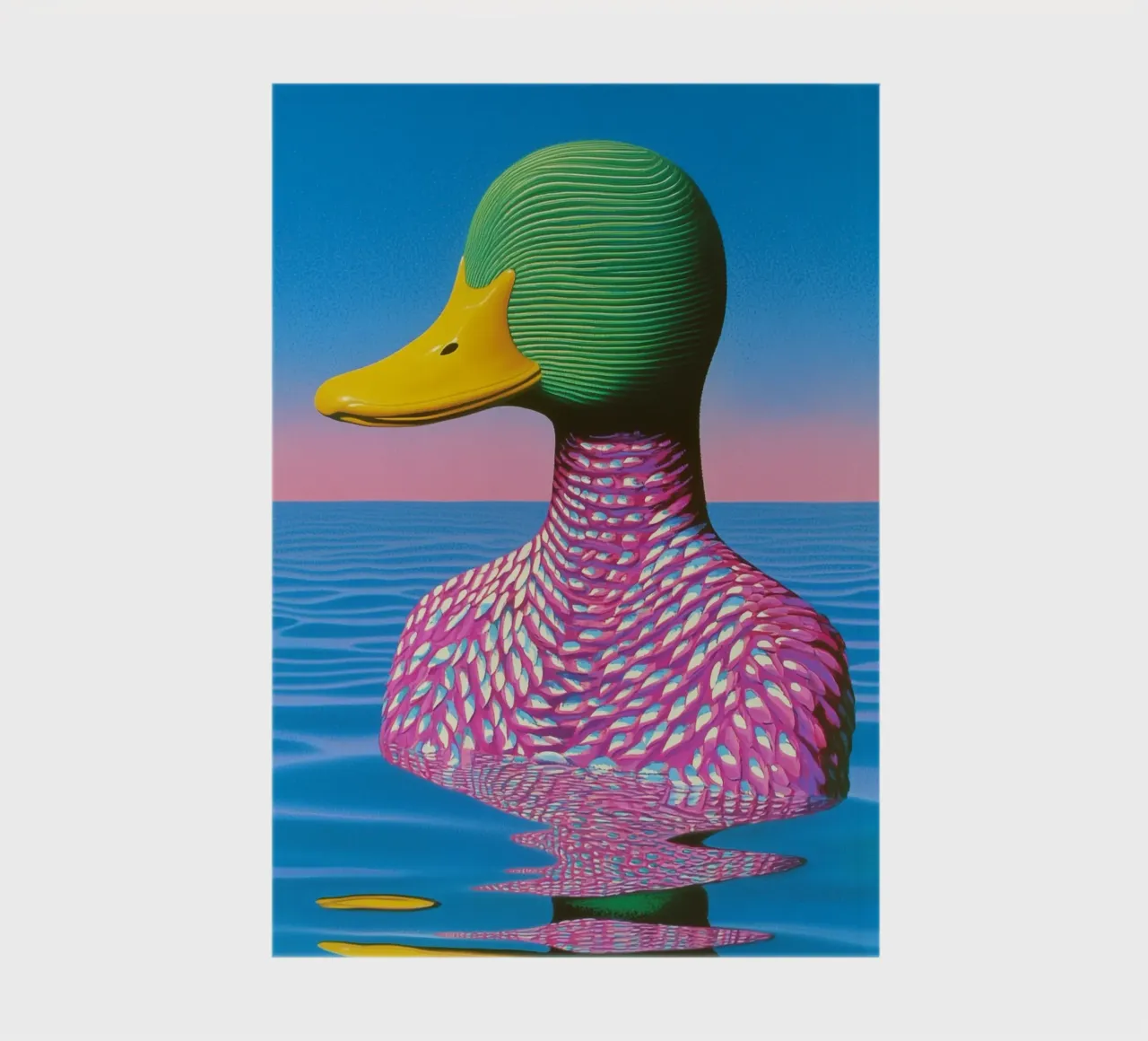 Surreal duck dreams notebook by Carinaprint