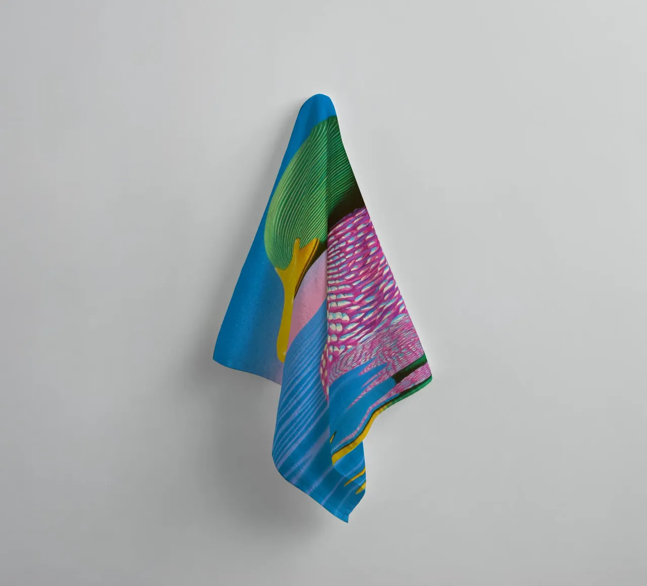 Surreal duck dreams towel by Carinaprint