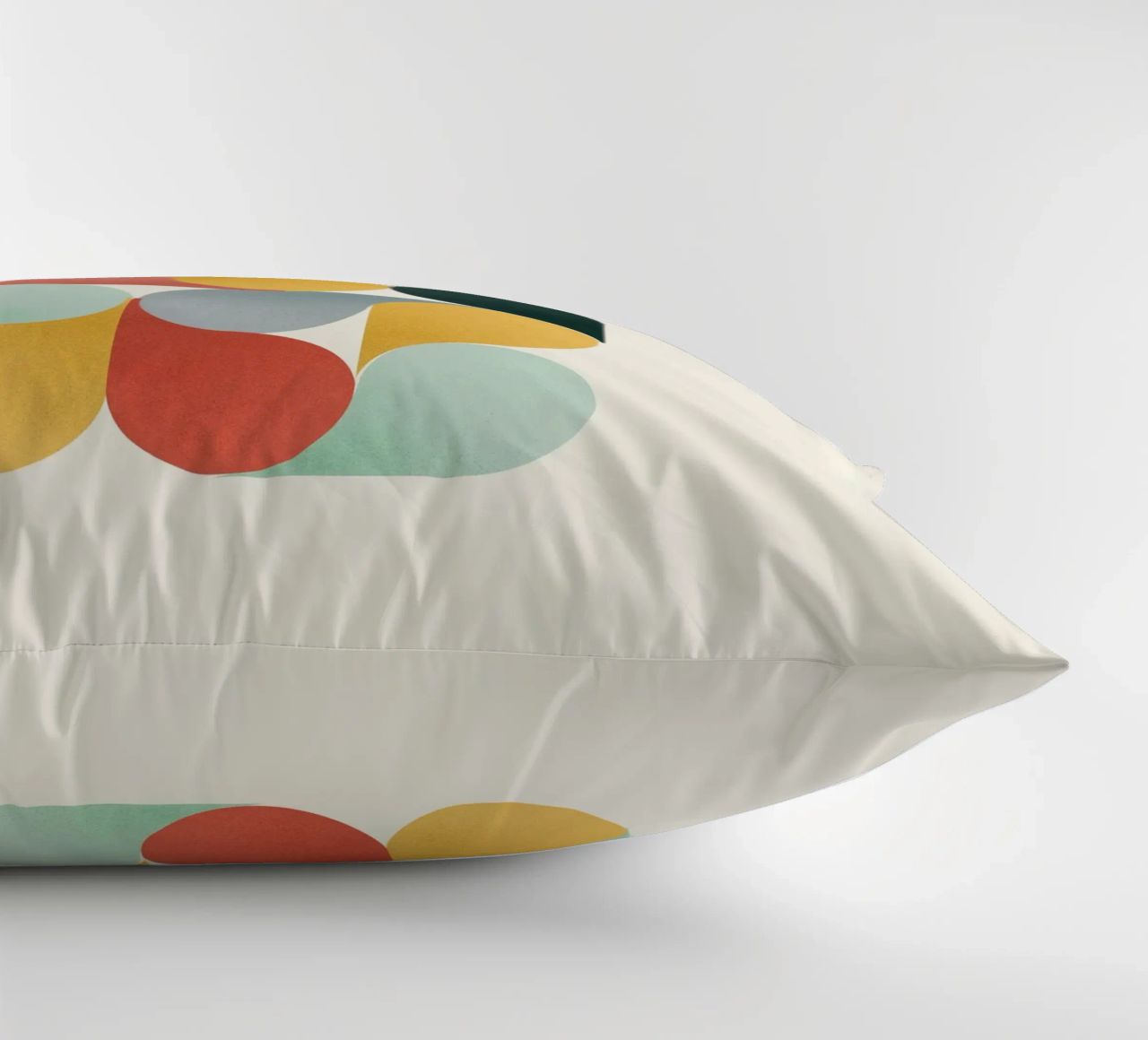 Retro Geometric Abstract Minimalist Art Print decorative cushion by showmemars