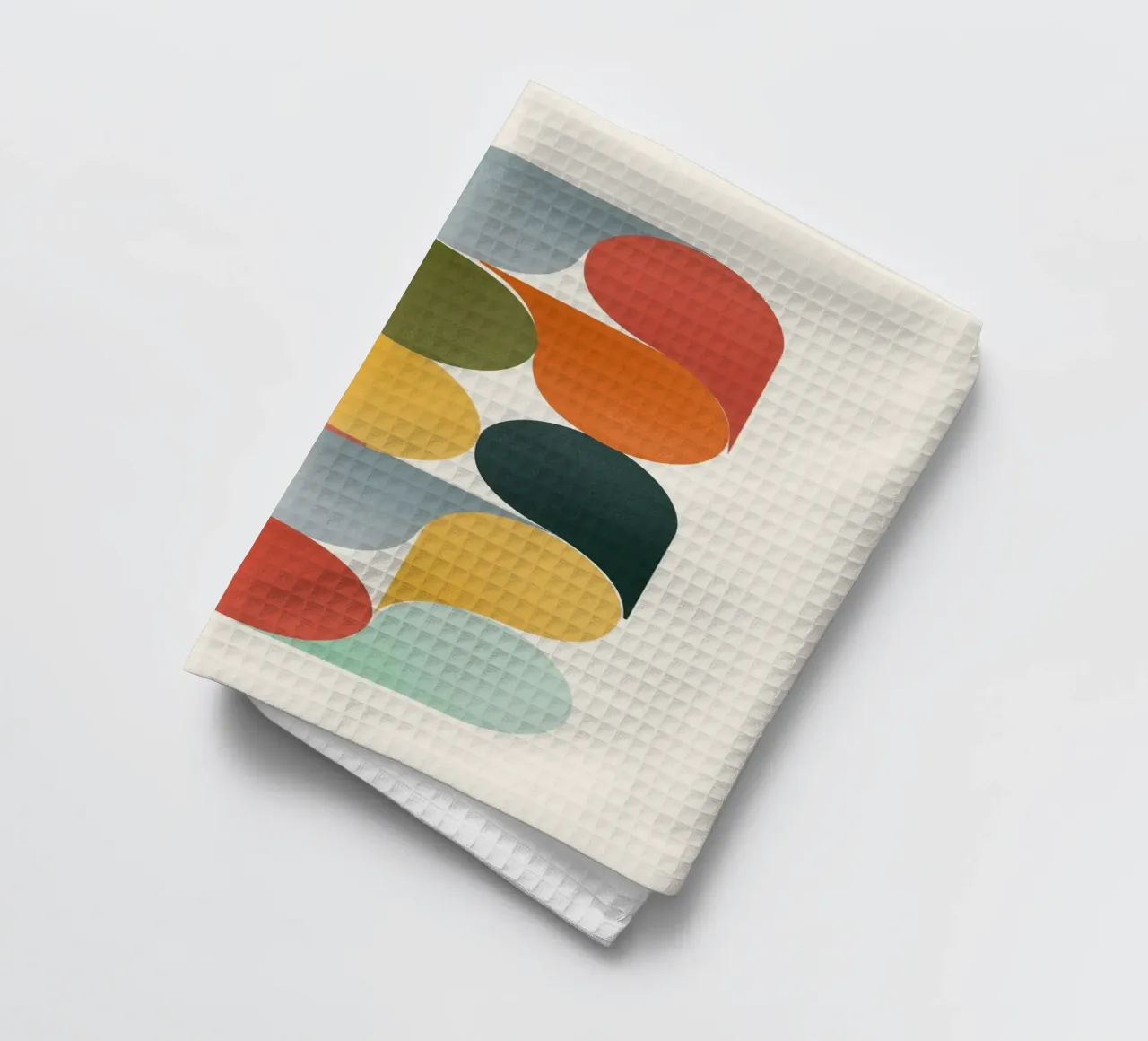 Retro Geometric Abstract Minimalist Art Print canovaccio da cucina da showmemars