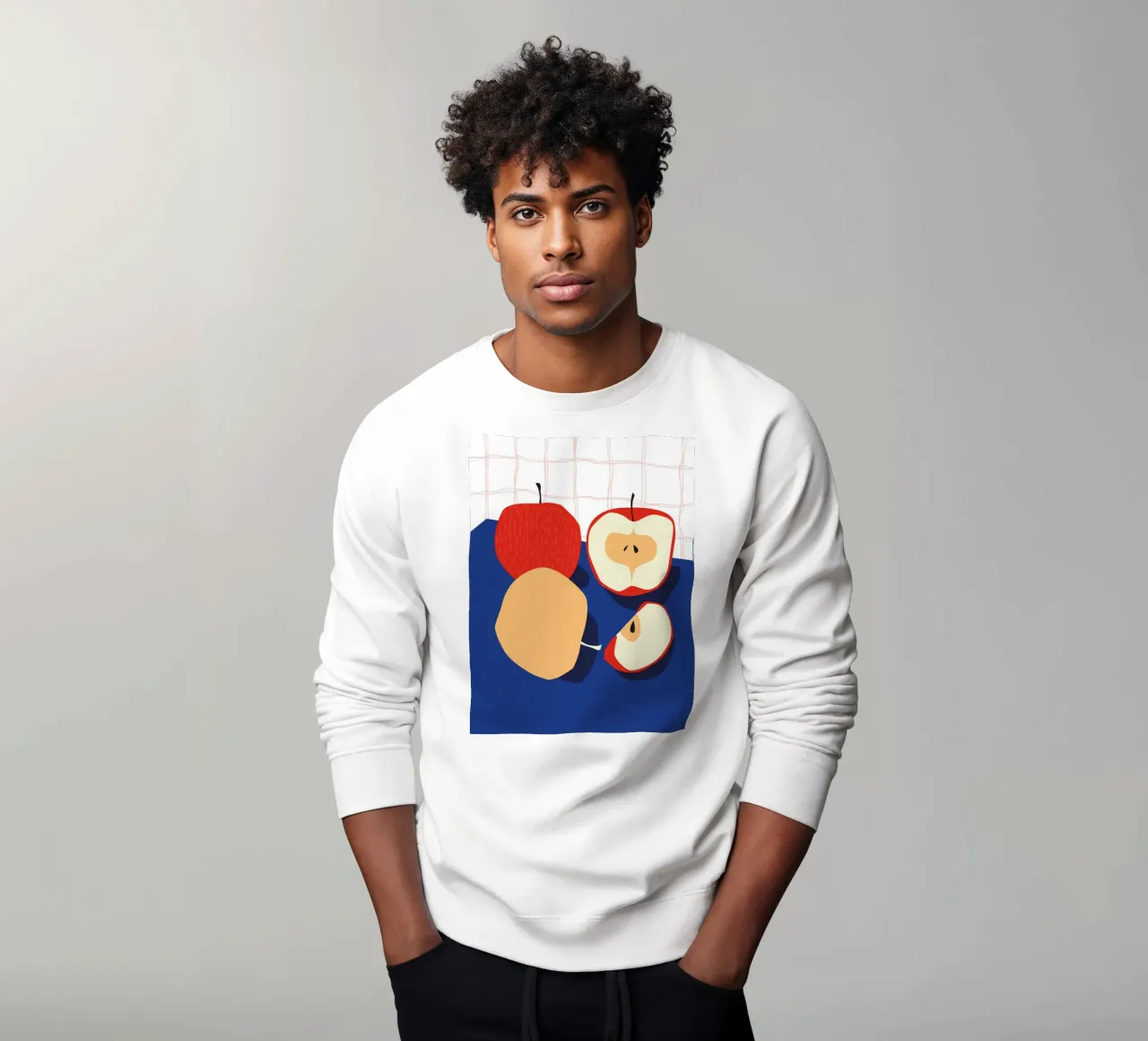 Manzanas Ilustración sudadera de Peaches Art Prints