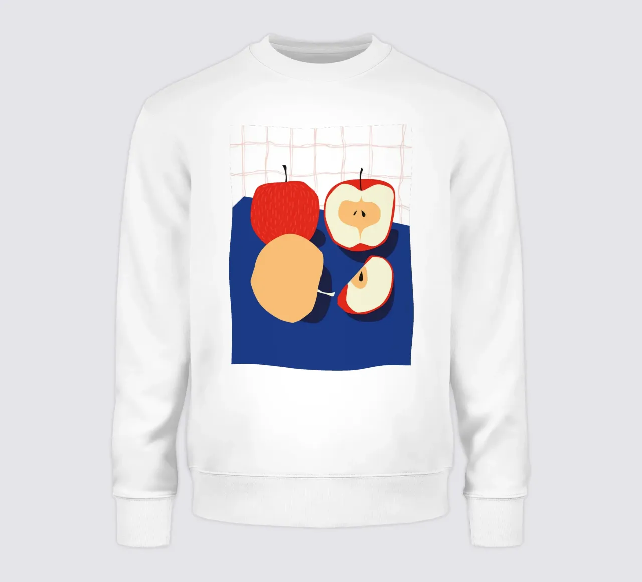 Manzanas Ilustración sudadera de Peaches Art Prints