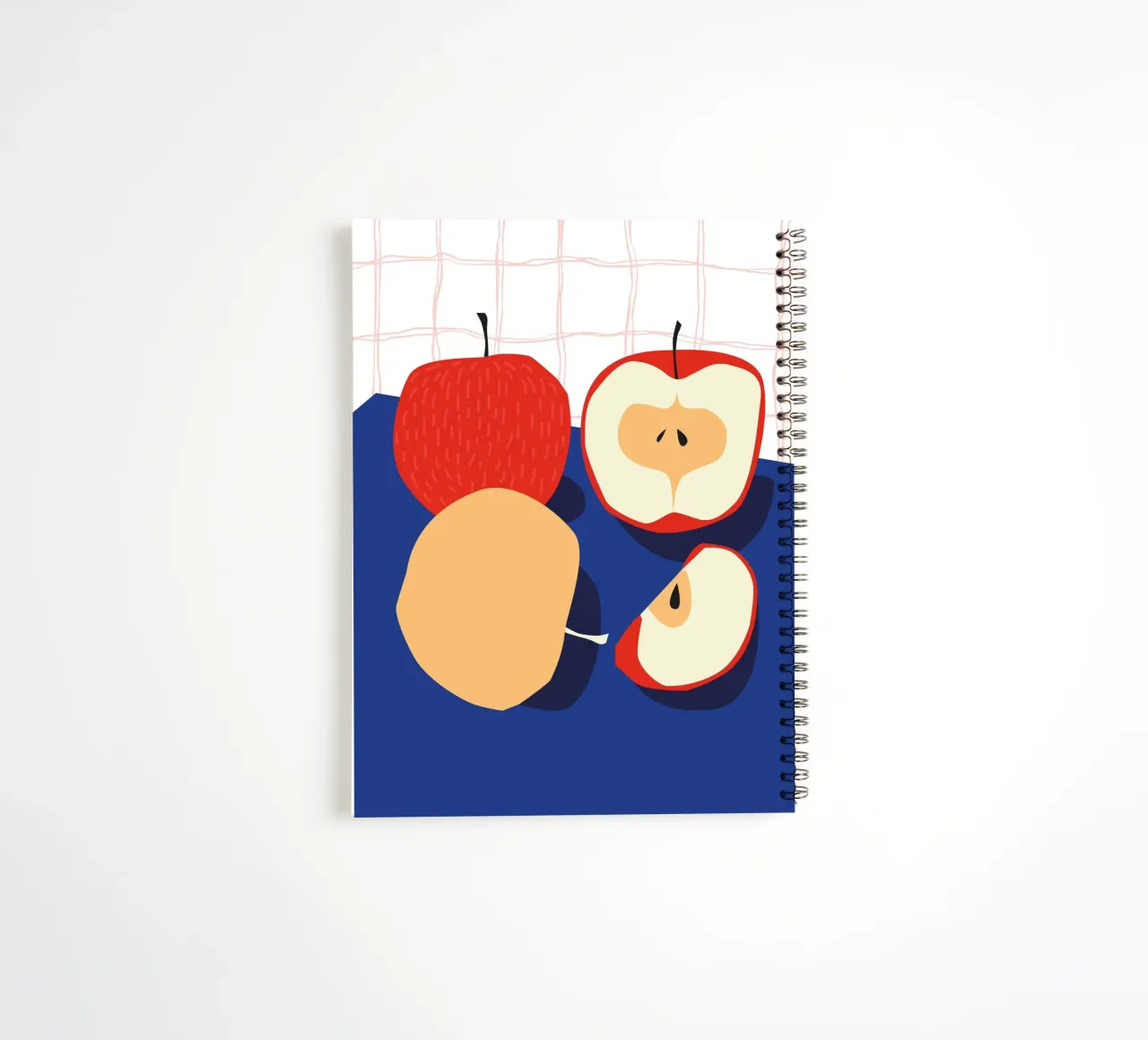 Apples Illstration spiral notebook by Peaches Art Prints