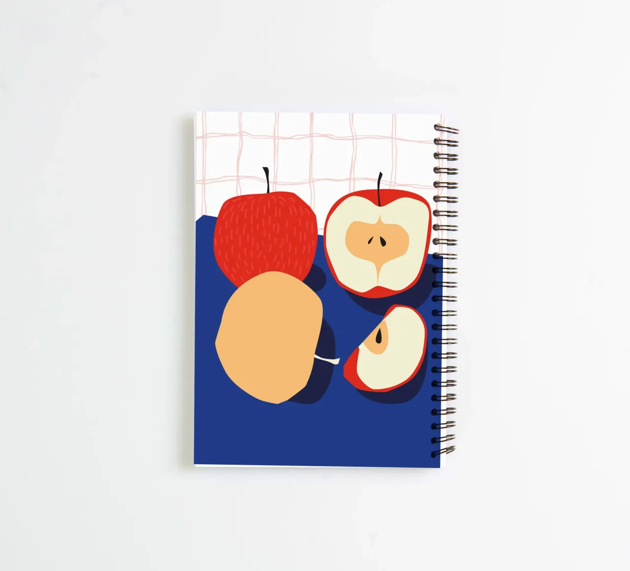 Apples Illstration spiral notebook by Peaches Art Prints