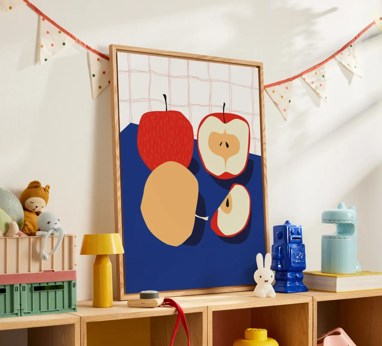 Manzanas Ilustración metacrilato de Peaches Art Prints