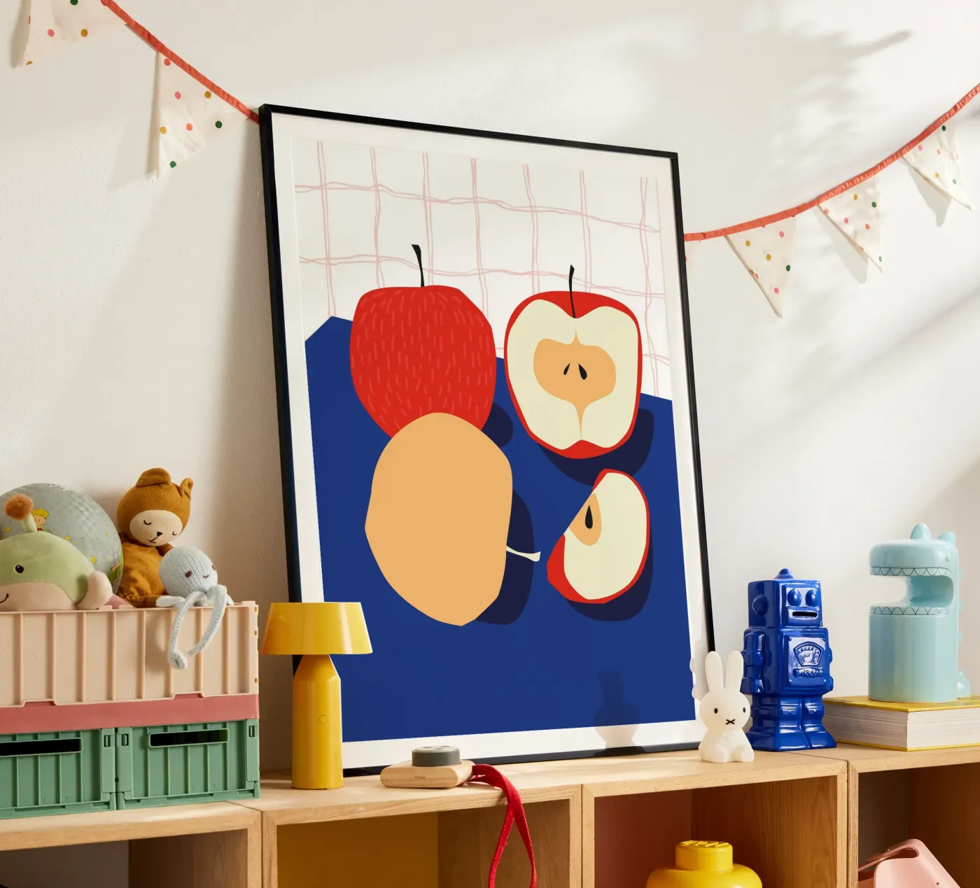 Apples Illstration poster by Peaches Art Prints