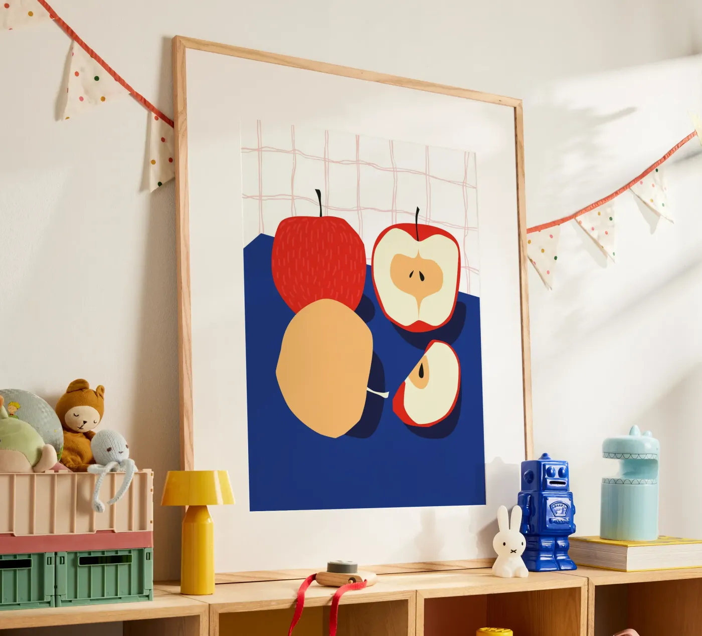 Apples Illstration poster by Peaches Art Prints