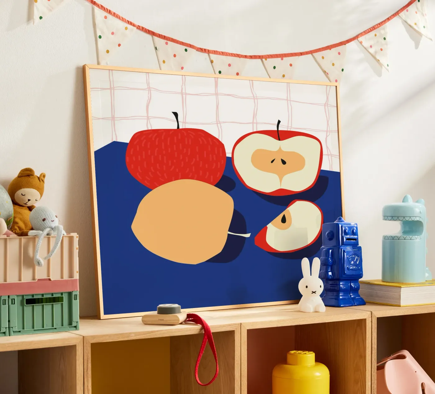Apples Illstration poster by Peaches Art Prints