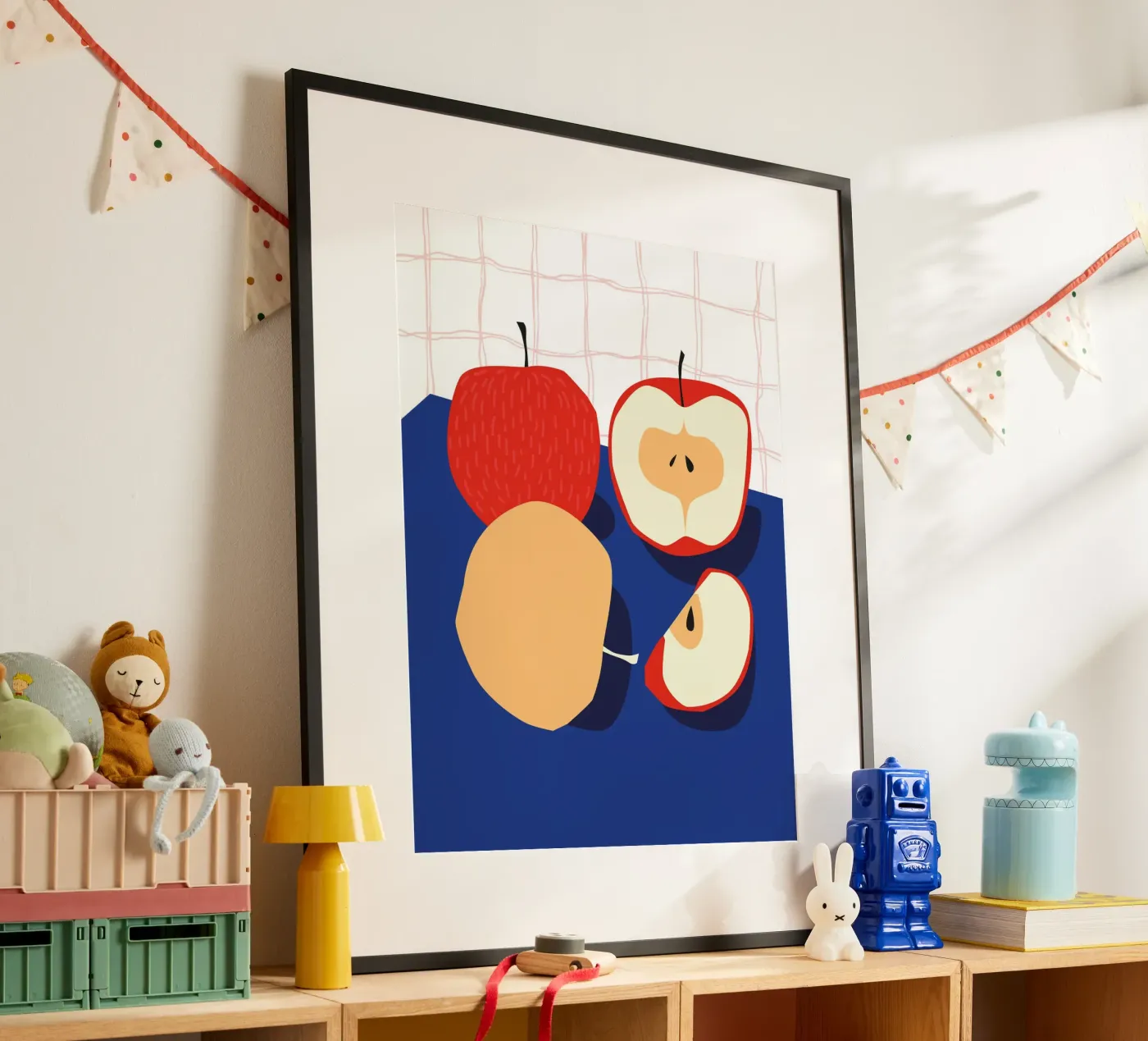 Apples Illstration poster by Peaches Art Prints