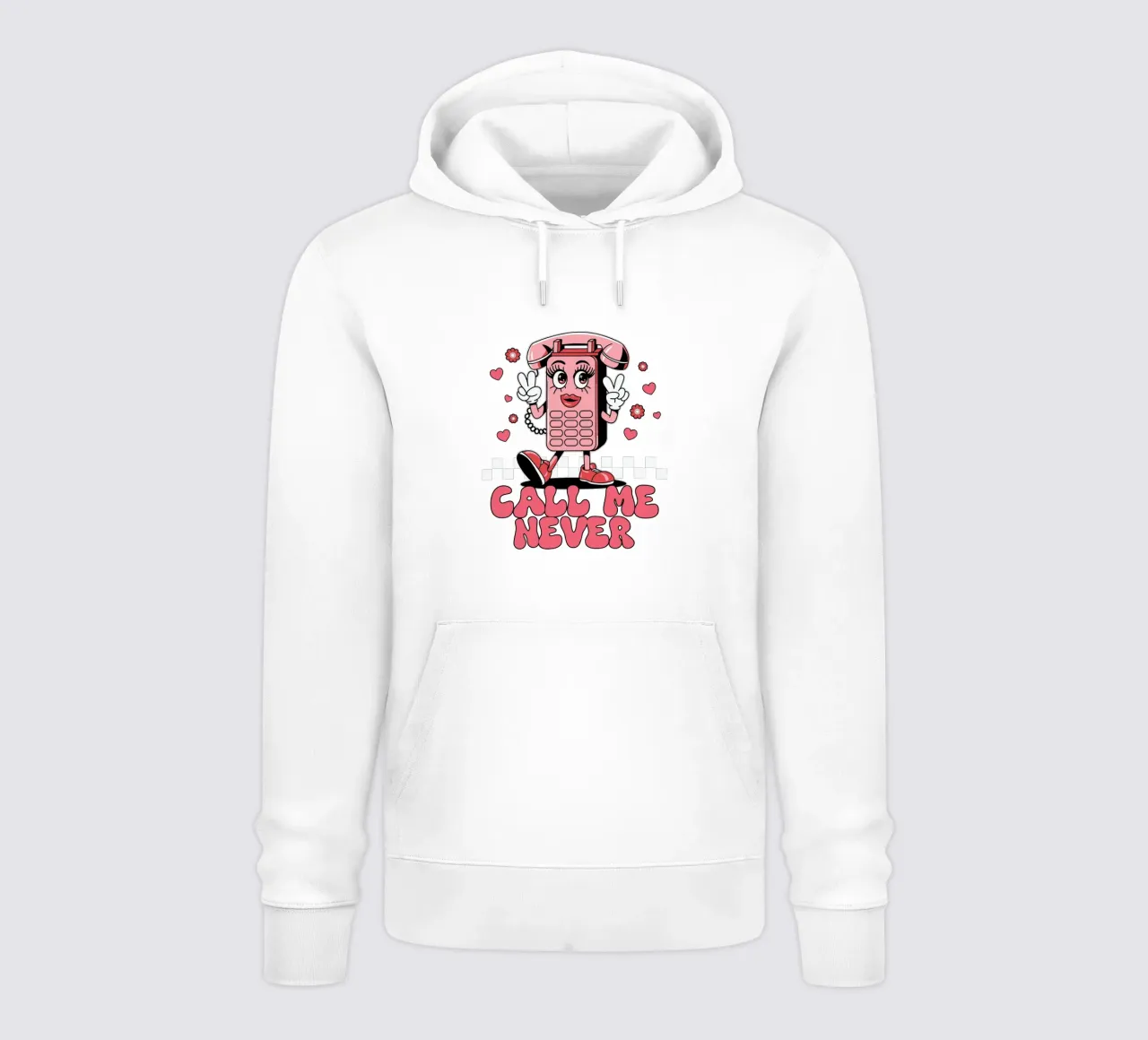 Call Me Never felpa con cappuccio da edsonramosart
