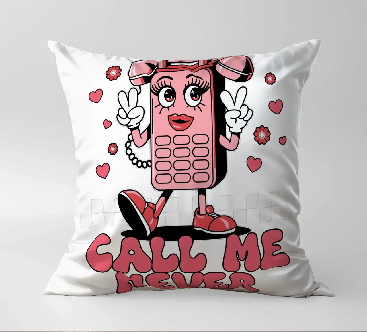 Call Me Never cuscino da edsonramosart