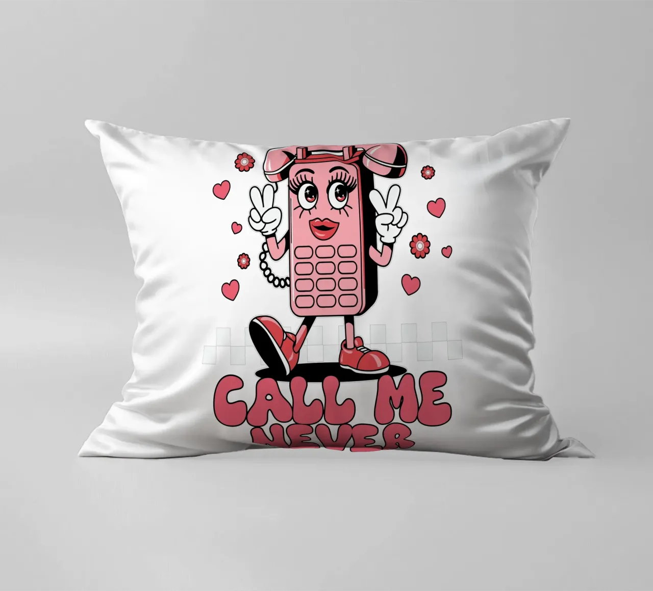 Call Me Never cuscino da edsonramosart